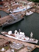 2 U.S. missile-tracking ships at naval base in Japan